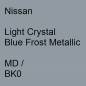 Preview: Nissan, Light Crystal Blue Frost Metallic, MD / BK0.